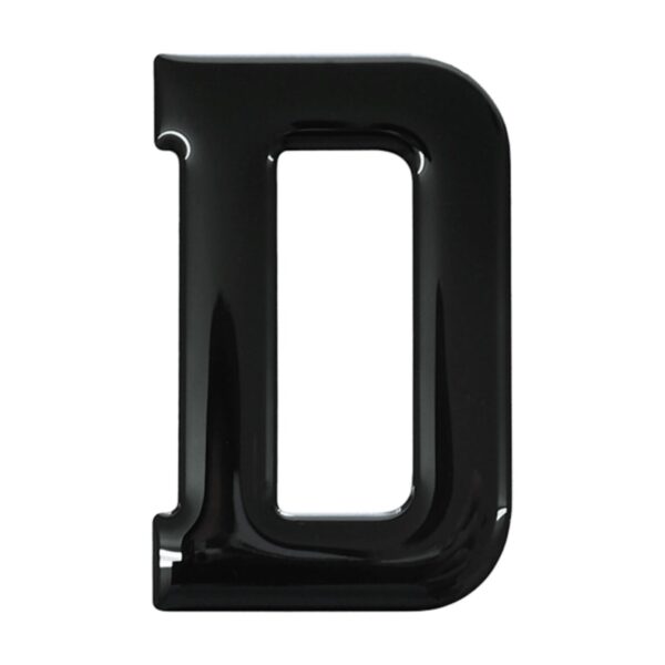 3D GEL Number Plate Letters