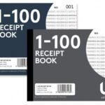 Receipt Book 1-100 Numbered Pages (3pack)
